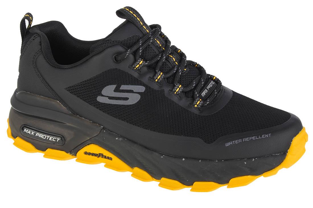 Skechers Max Protect-Liberated, schwarze Herren-Sneaker 44 schwarz