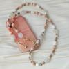 New Phone Accessory Long Cellphone Chain Anti Lost Universal Beaded Shoulder Neck Crossbody Phone Strap Phone Case Holder Chain
