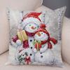 50 Style Merry Christmas Cushion Cover Decor Cute Cartoon Santa Claus Snowman Pillow Case Soft Plush Pillowcase for Sofa Home