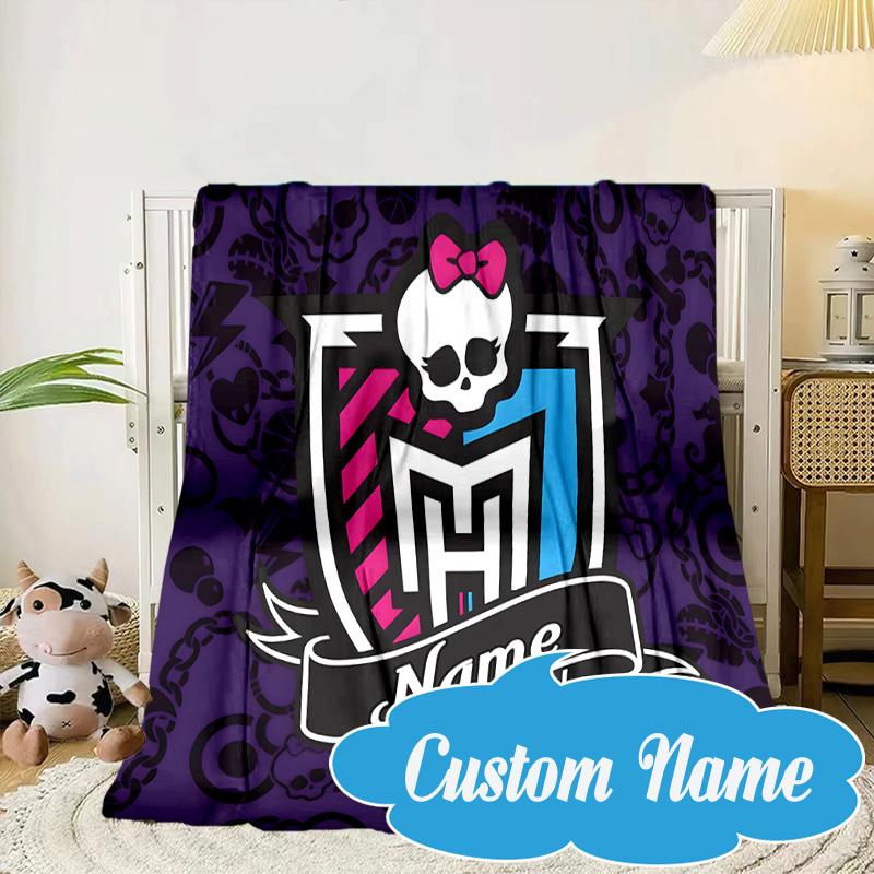 Custom Name High Party Blanket bed sofa Blanket Flannel Blanket for Camping, Hiking, Picnic Essentials,gift for Fan family
