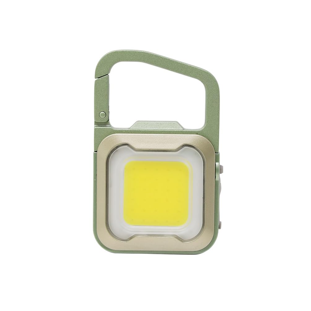 MUSASHI Rechargeable Pikari Mini Mint Powerful 3 Brightness Flashing Easy Attachment with or Light, Green/Champagne Gold, Security, Waterproof, Light,