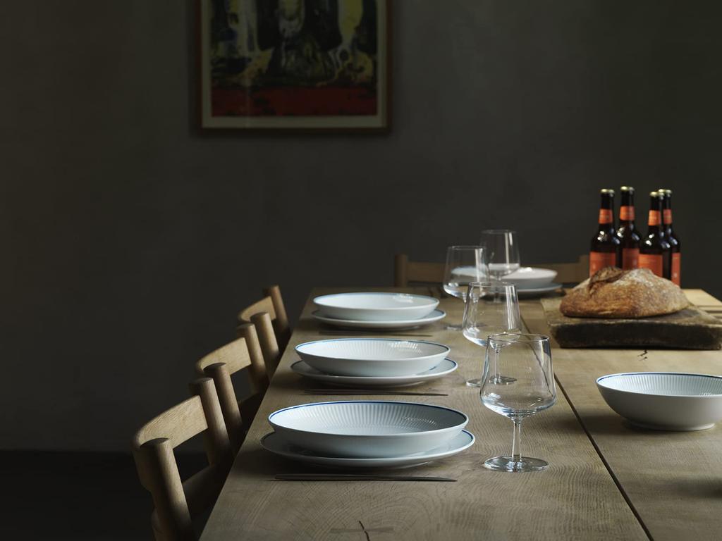 Imported Royal Copenhagen Blue Line Coupe Plate Dish 27cm Wedding Gift Present 1058882 [Regular Product]