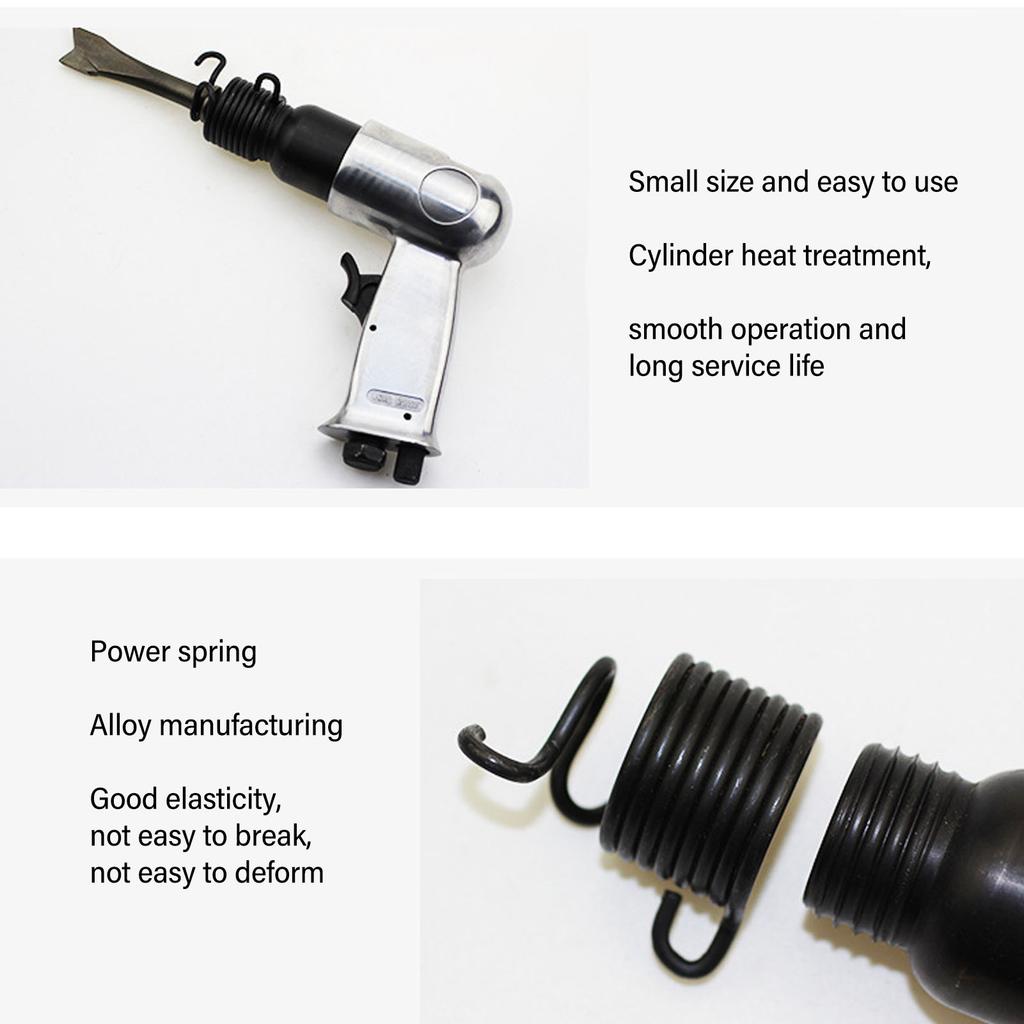 Air Hammer Kit Heavy Duty Pneumatic Chisel Drill Tool Power Hammer for Car Repair Brake Pad Rust Removal Air Chisel Drill Tool
