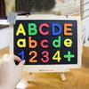 Letras magnéticas números alfabeto abc 123 ímãs de geladeira plástico educacional pré-escolar aprendizagem brinquedo conjunto maiúsculas minúsculas matemática