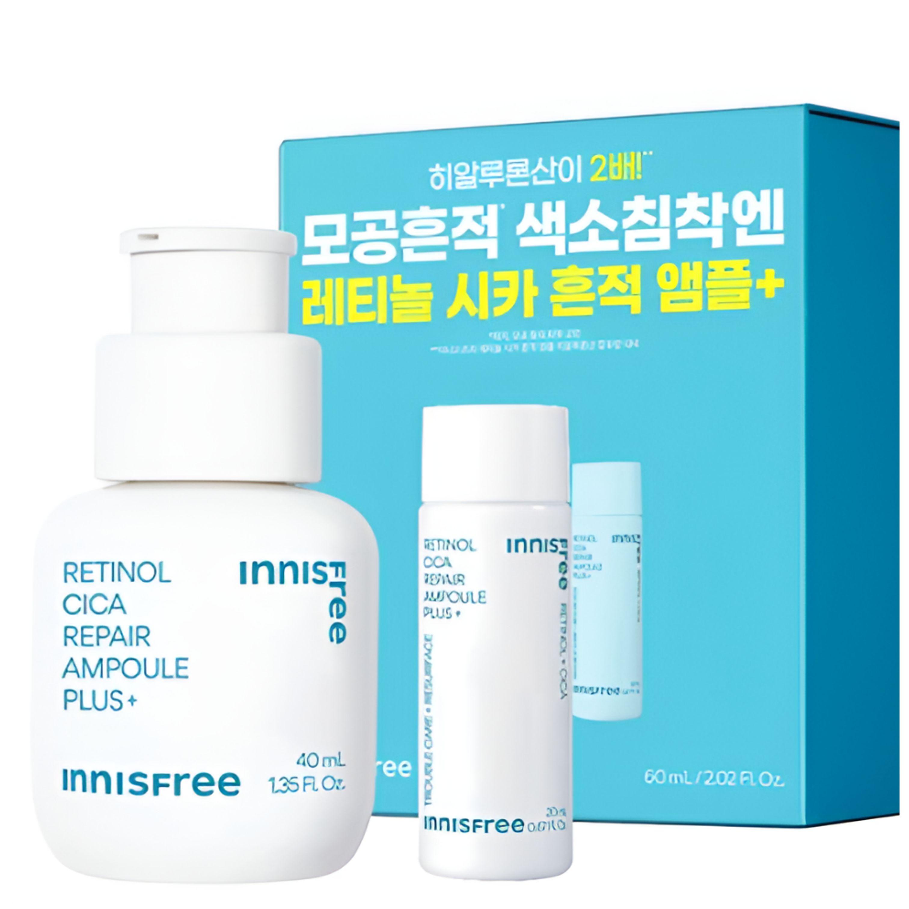 Innisfree Retinol Cica Ampoule Plus Set 40ml + 20ml