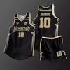 Basketball-Trainings- und Wettkampfanzug, personalisiertes amerikanisches schnelltrocknendes Trikot, Team-Kit