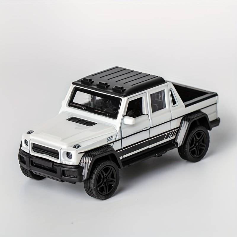 1/36 Pickup Truck Off-road Vehicle Cargo Car Alloy High-end Car Ornament Car Model Children's Toy Pull Back Car
