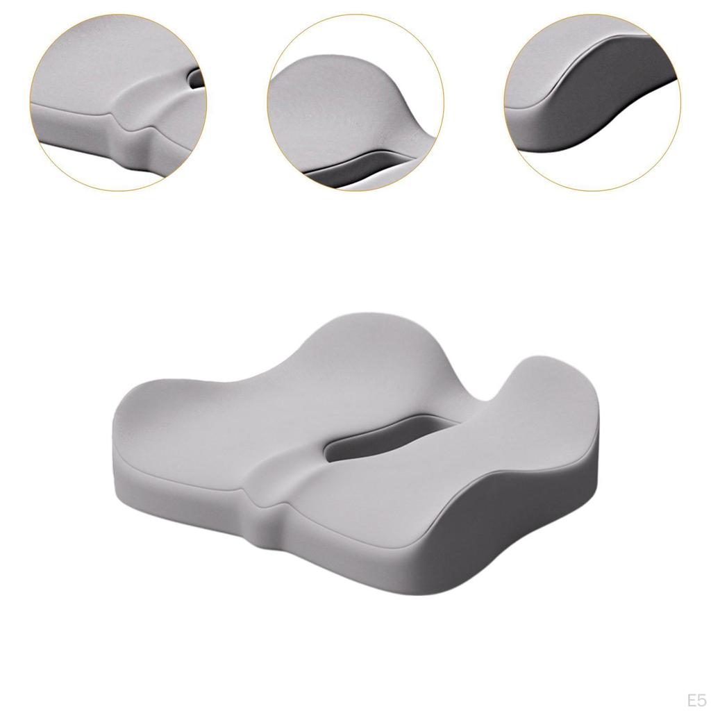 Memory Foam Seat Cushion Chair Pillow Ergonomic Sitting Pad for Car
