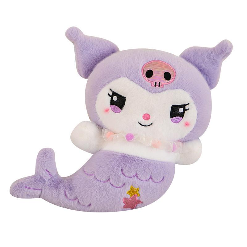 Cute My Melody Cartoon Mermaid Plush Doll Pillow For Girls Gift And Bedroom Decor