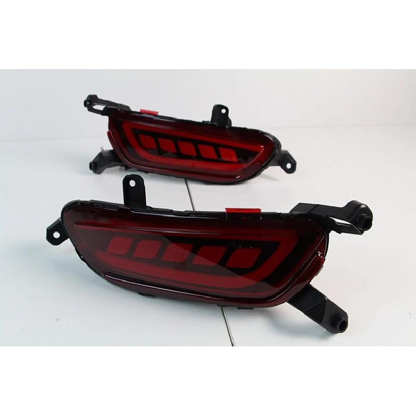 Car Flashing 1Set Reflector For Mazda CX-3 CX3 2015 2016 2017 2018 2019 2020 Car LED Rear Fog Lamp Brake Light Turn Signal Light