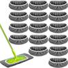 5/10/15Pcs Reusable Ultra-fine Fiber Mop Pads High Water Absorption Universal Fit Most Standard Mops Firm Adhesion Cleaning Pads