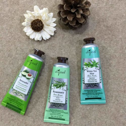 Difeel Happy Set 34 Natural Hand Cream 40g x 3 pieces Aloe, Argan, Jojoba New York