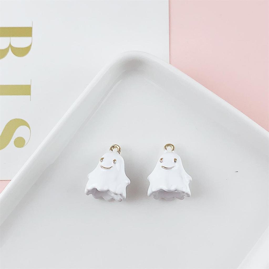 3D Halloween Skull Ghost Pendant Charm for DIY Jewelry