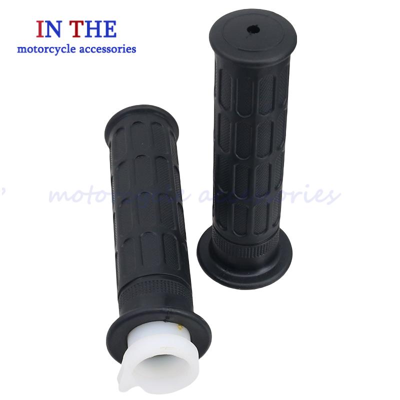 Motorcycle Handlebar Grips Left Right Pair Universal Hand Handle Throttle for Honda CG110 CG125 JX125 CB125S SL100 SL125 XL100 Throttles 2