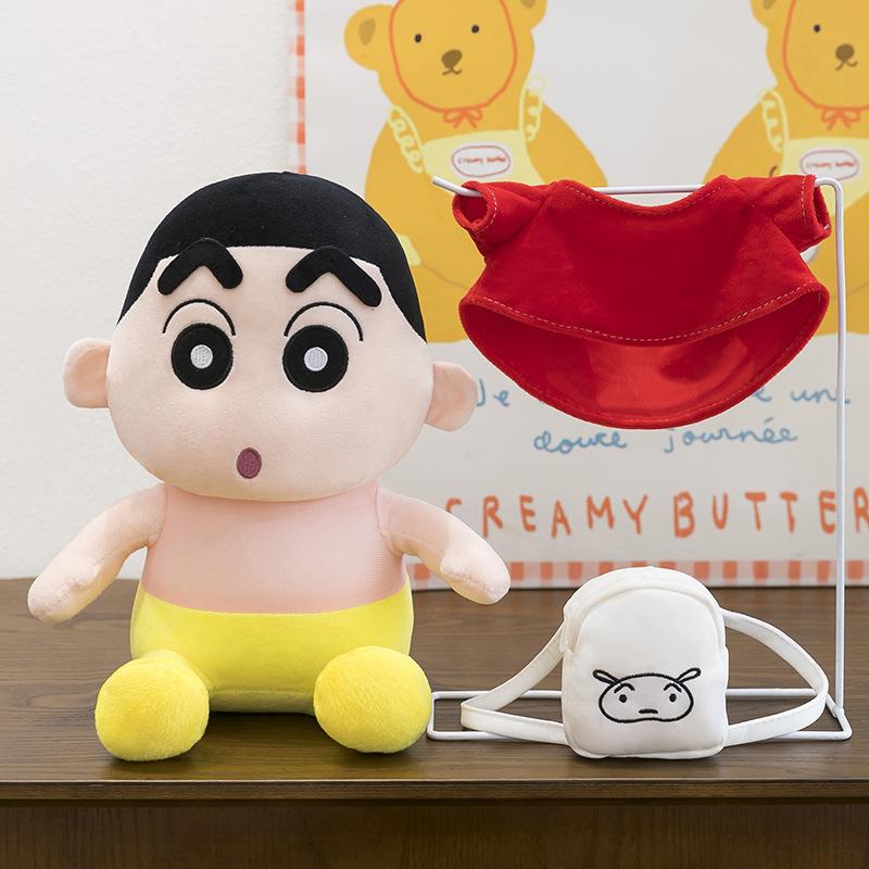 Crayon Small New Doll Backpack Small New Plush Toy Large Doll Throw Pillow Birthday Gift Doll