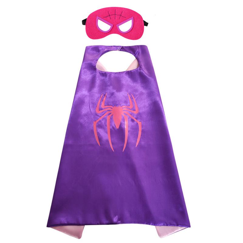 June 1 Kids' Hero Anime Cape: Cartoon Superman, Captain America, Hulk Costume