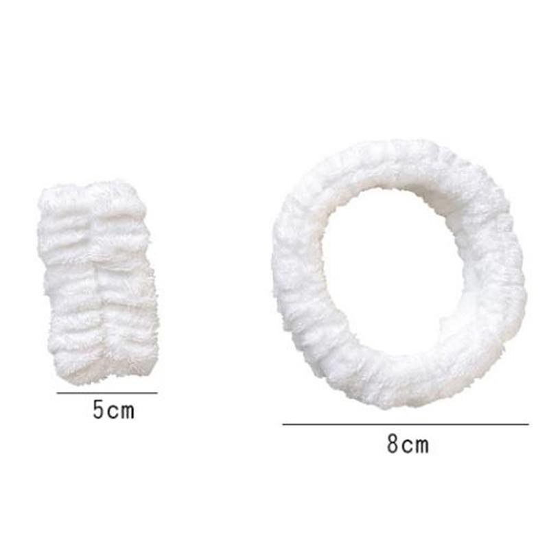 1 pár Dámské na běhání na jógu Náramky na mytí obličeje Absorbent z mikrovlákna
