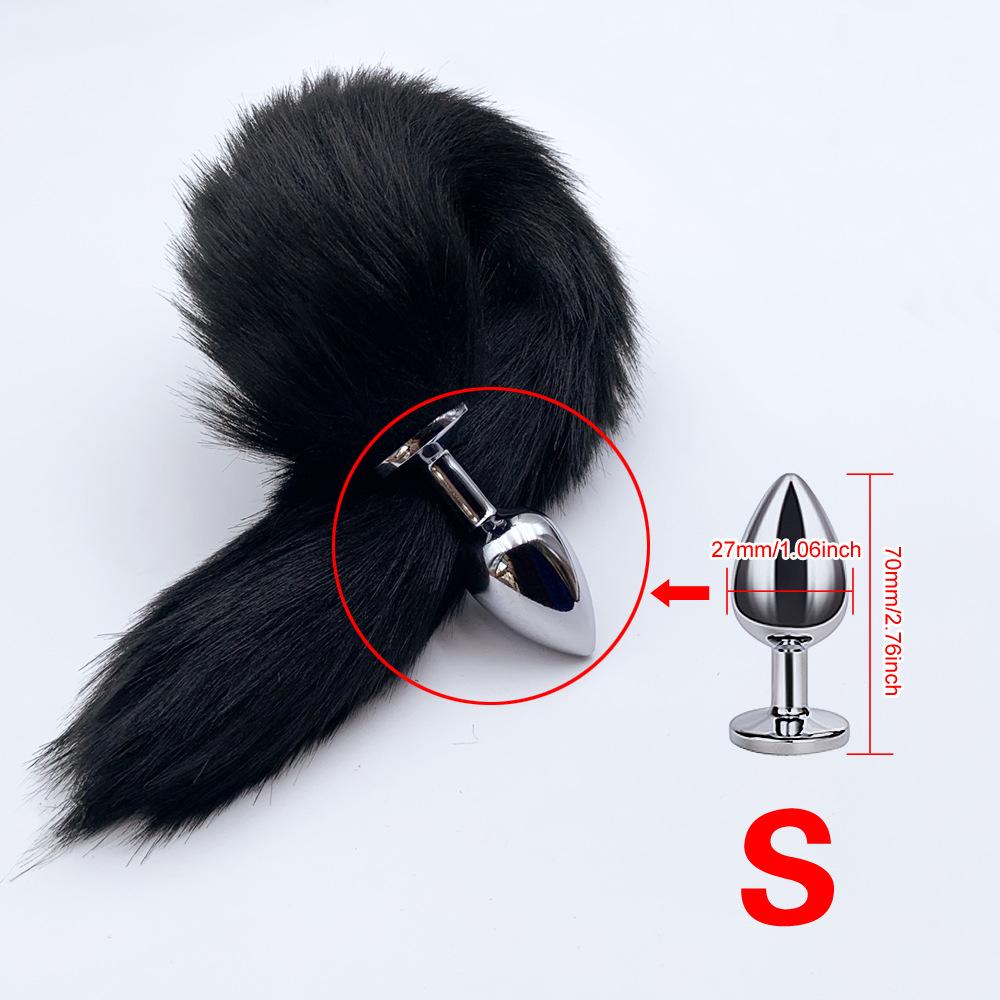 4 Sizes Metal Butt Plug Fox Tail Intimate Toys Anal Extender Dilator Sex Shop Products Erotic Games Goods For Adult products