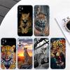 RA16 Leopard Transparent Phone Case for LG K22 K30 K40 K40S K41 K42 K50 K50S K51 K51S K52 K61 K62 K71 K92 Q60 Q61 V40 V50 V60
