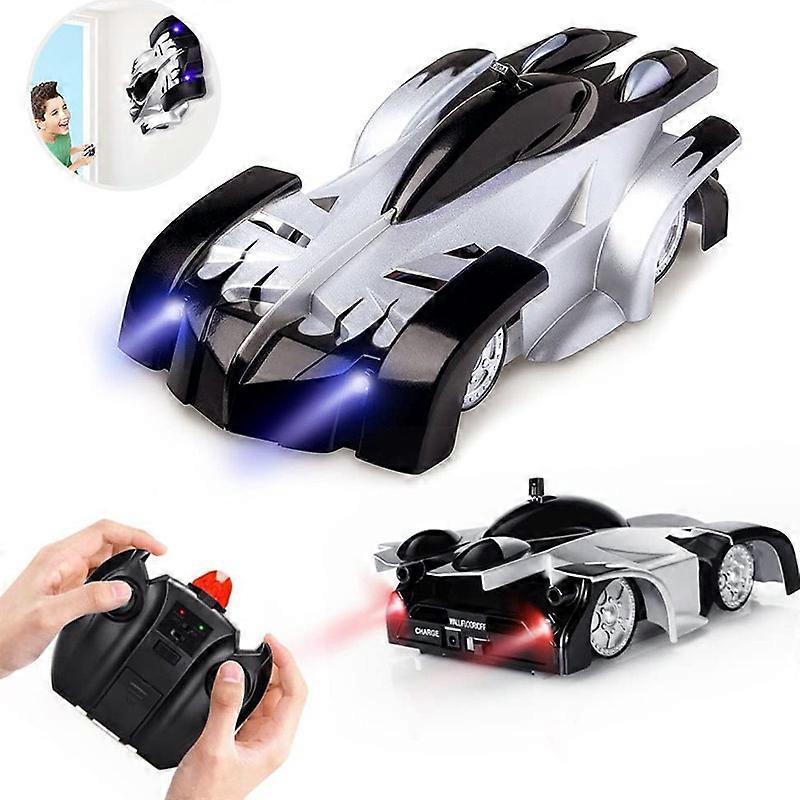 Autíčko na dálkové ovládání lezoucí po zdi, duální režim, 360° rotace, RC kaskadérské auto s světlometem, dobíjecí hračka pro chlapce, dárek
