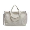 Solid Color Corduroy Shoulder Bag Large Capacity Crossbody Bag Canvas Tote Bag  All-match