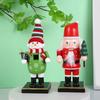 Practical Wood Nutcrackers with Elegant Designs Charm Christmas Soldiers for Festival Home Decoration Daily Use