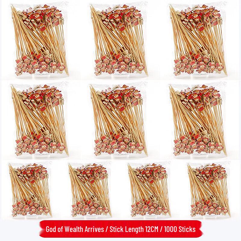 Creative Bamboo Fruit & Dessert Picks