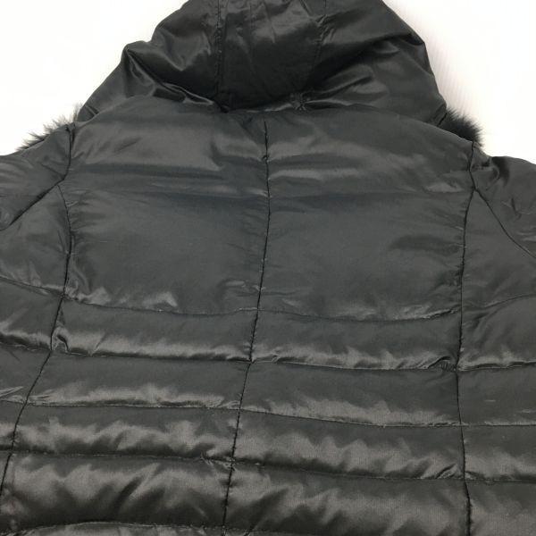 Unvie-rose Blue Fox Fur 80% Down Coat Outerwear Women’s Size 9AR M Black Fox Fur Trim(USED)