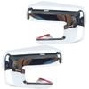 For 2021-2026 Ford F150 Mirror Covers Overlays W/Turn Signal Hole Chrome