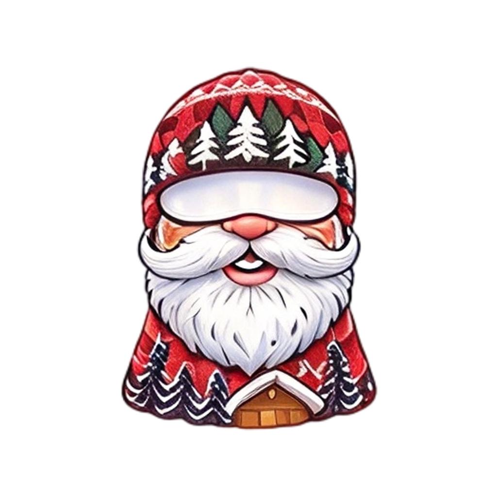 Funny Realistic Old Man Print Ski, 3D Full Face Winter Hat for Cold, Sunglasses Not Included
