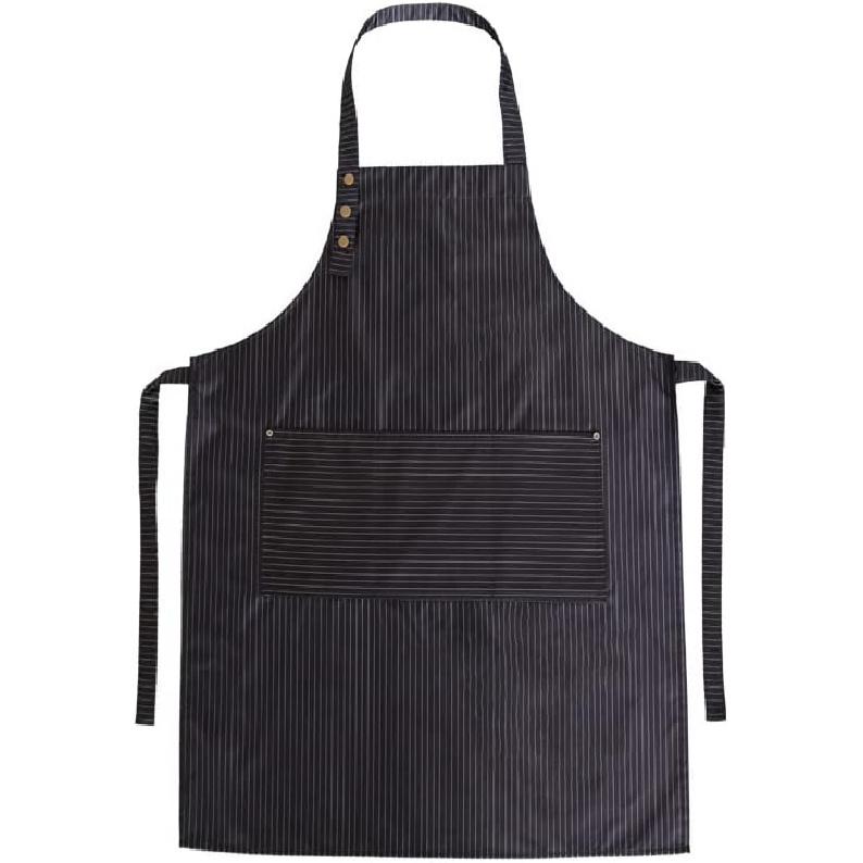 

Набор из 2 регулируемых кухонных фартуков для готовки, водонепроницаемые фартуки с 2 карманами, фартук шеф-повара для мужчин и женщин, темно-синий и черный