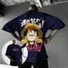 One Piece Anime T Shirt Men Women Luffy Cartoon Print pure Cotton Short Sleeve Tee Summer Streetwear Casual Graphic Tops