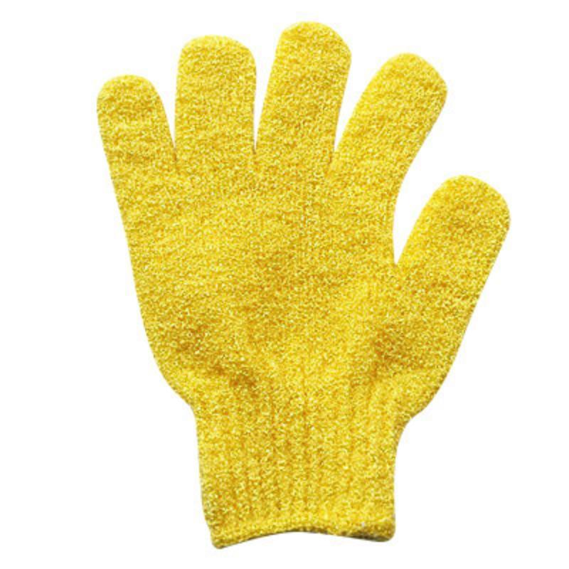 2Pcs 2-in-1 Exfoliating Bath Gloves Massage Peeling Shower Scrub Mitts for Full Body Skin Smoothing Care