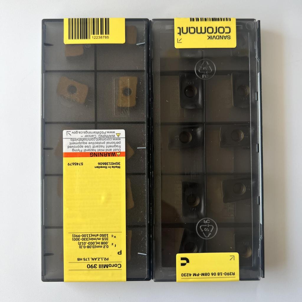 SANDVIK / R390-180608M-PM 4230 / Original Swedish hard alloy blade 10 Pcs