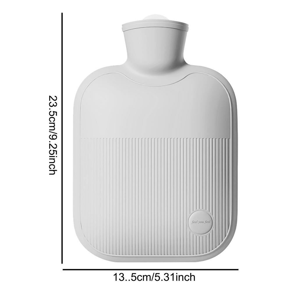 Large hot water bottle 1000ml portable reusable hot water bottle suitable for menstruation to drive away cold and keep warm
