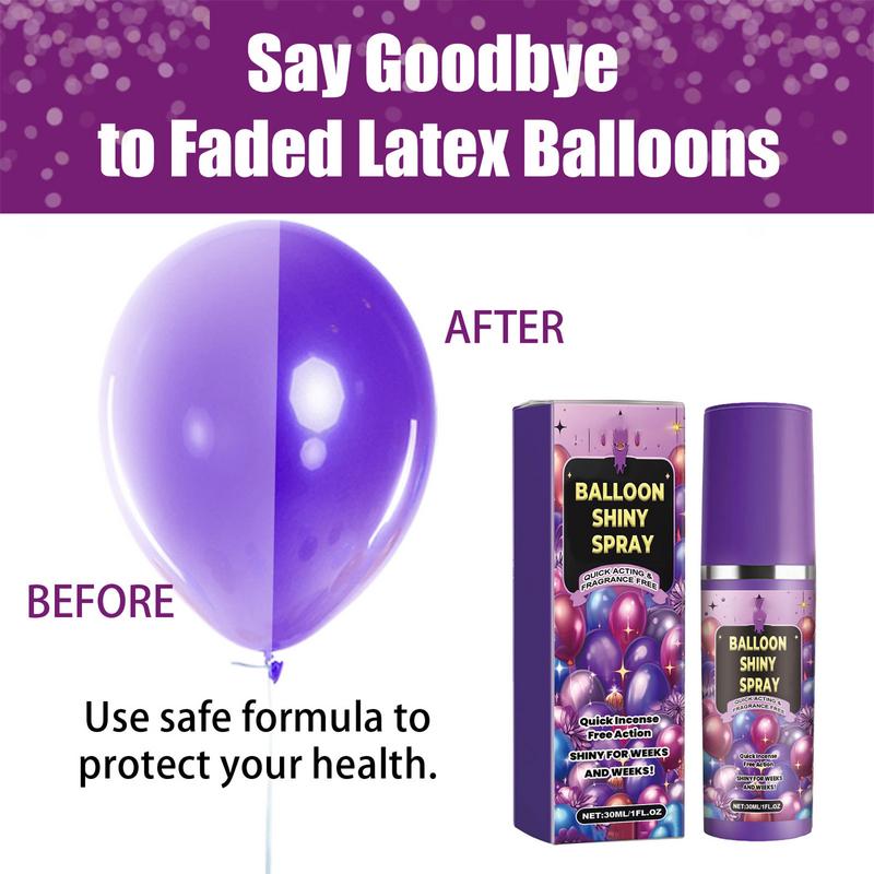 30ml Balloon Shiny Spray Ballon Enhance Brightener Anti Fading Polish Restore Decor Brilliant Atmosphere Balloon Gloss Spray