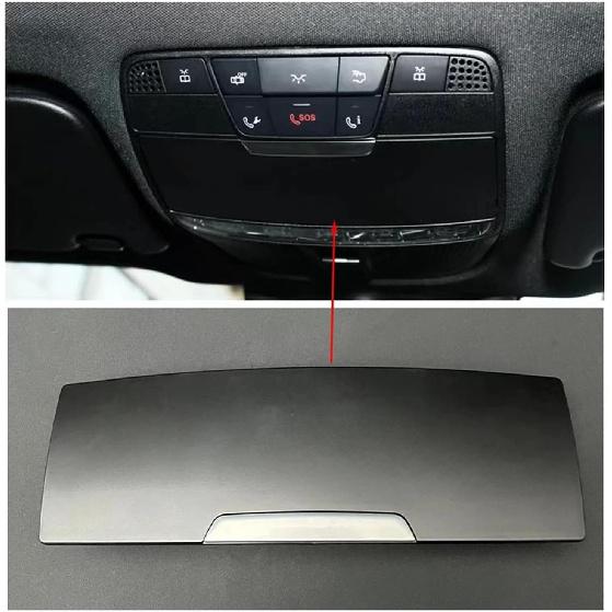 Glasses Case Box Car Interior Roof Sunglasses Holder Fit for Benz C200 C260 E260 E300 E200 GLC260 GLC200 GLC300(B)