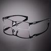 Half Frame Business Presbyopia Glasses Trendy Double Light Presbyopia Glasses for Both Men and Women