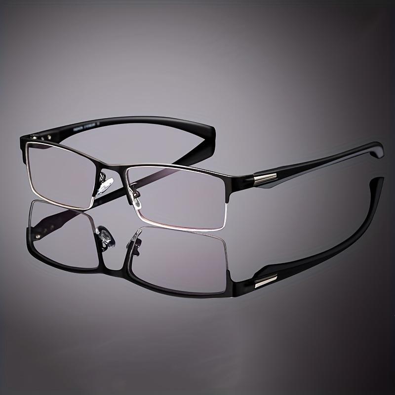 Half Frame Business Presbyopia Glasses Trendy Double Light Presbyopia Glasses for Both Men and Women