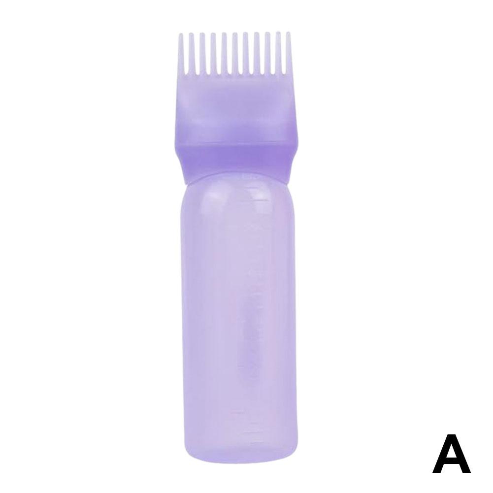 Hair Color Root Comb Applicator Bottles Oil Applicator Shampoo Bottles Bottles Washing Hair Pla X9J4