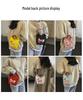 Korean Embroidered Dachshund Cartoon Women's Fashion Handbag - Versatile Color Block Shoulder and Crossbody Bag