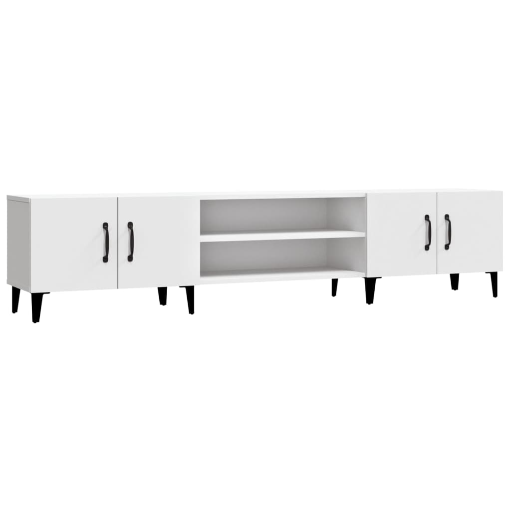 TV Stand White 180 x 31.5 x 40 cm Engineered Wood