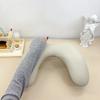 1pcs Manicure U-shaped Hand Rest Pillow Foldable PU Cushion Featuring Slanted Design Handheld Nail Salon Desktop Accessories Nail Art