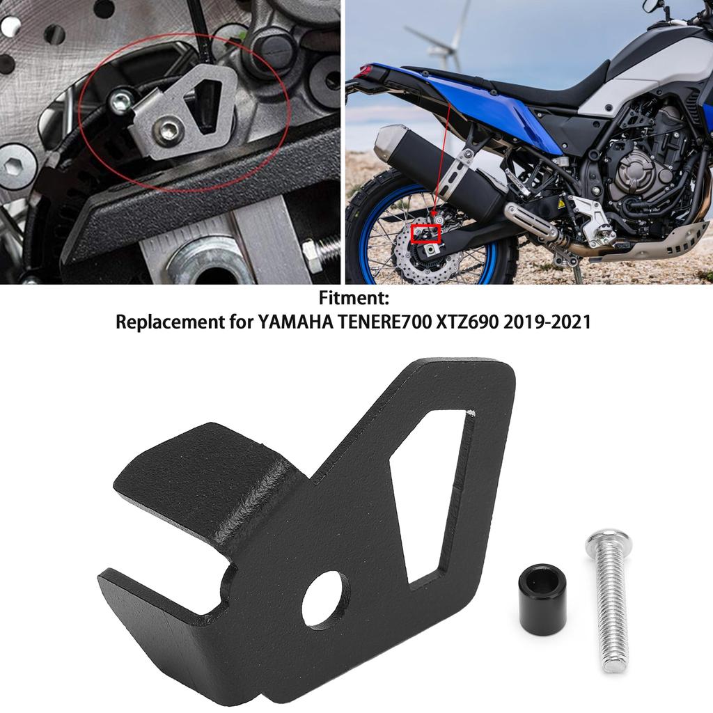 Motorcycle Rear ABS Sensor Guard Cover Protector Aluminum Alloy Replacement for TENERE700 XTZ690 2019‑2021