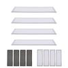 4PCS Floor Vent Covers PVC Magnetic Floor Register Vent Mesh Filter Screen for Wall Ceiling Catches 