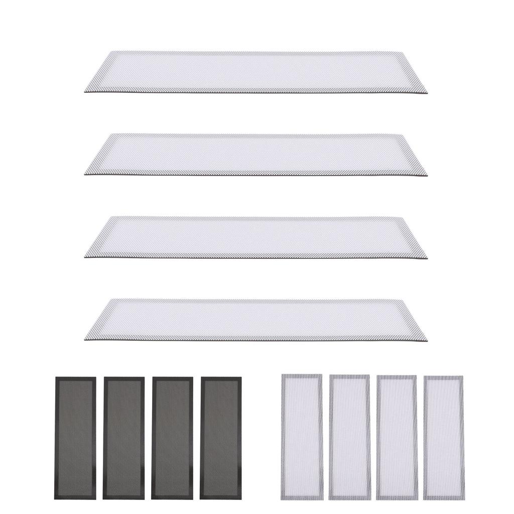 4PCS Floor Vent Covers PVC Magnetic Floor Register Vent Mesh Filter Screen for Wall Ceiling Catches 