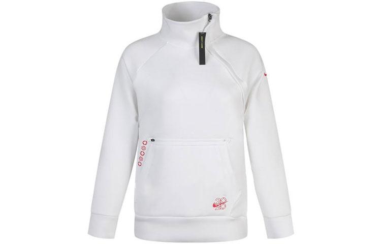 Nike Sweatshirts Women s White Turtleneck Moderate Regular CU3679-100 S