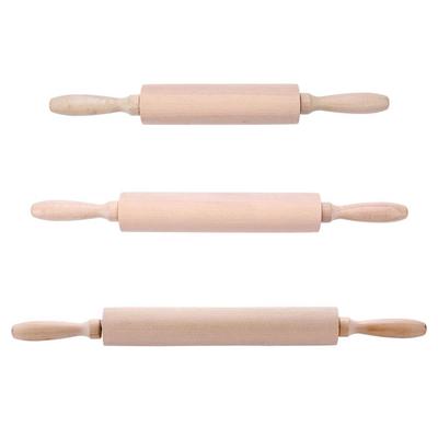 Hot Home Wooden Rolling Pin Push Dough Roller Fondant Pizza Kitchen Baking Tool