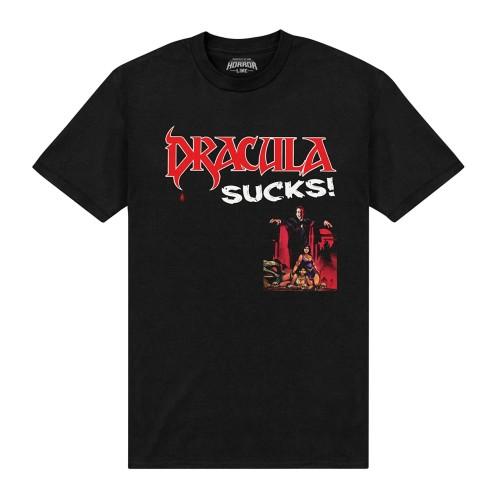 Horror Line Unisex Adult Dracula Sucks T-Shirt