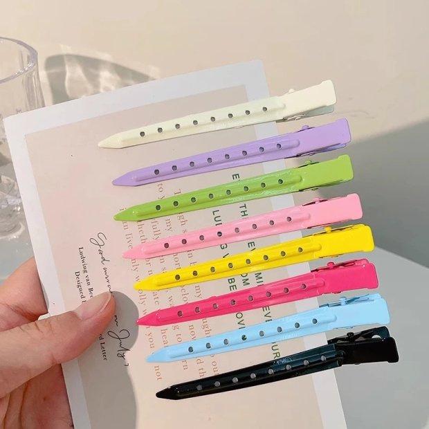 

18-Piece No-Crease Root Volumizing Hair Clips - Side Bangs & Makeup Setting Clip, Free Shipping for Newcomers